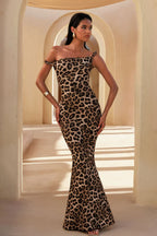 Floral Bodycon Maxi Dress Twisted Zoe - Women's Dress