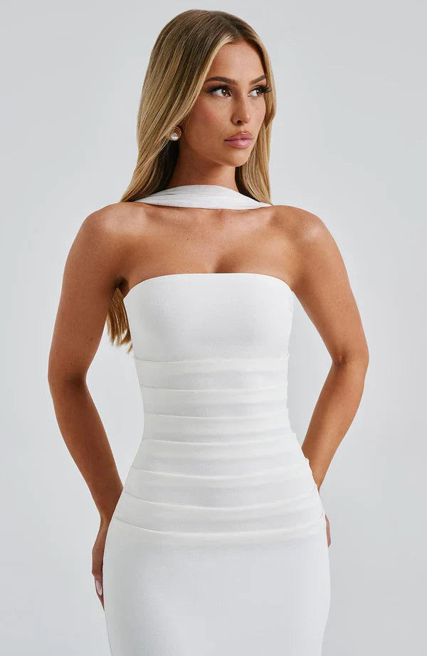 Strapless Bodycon Maxi Dress Aria - Women's Dress