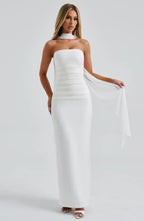 Strapless Bodycon Maxi Dress Aria - Women's Dress