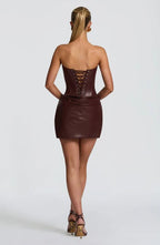 Strapless Corset Mini Dress Roxanne - Women's Dress