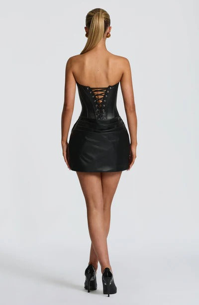 Strapless Corset Mini Dress Roxanne - Women's Dress