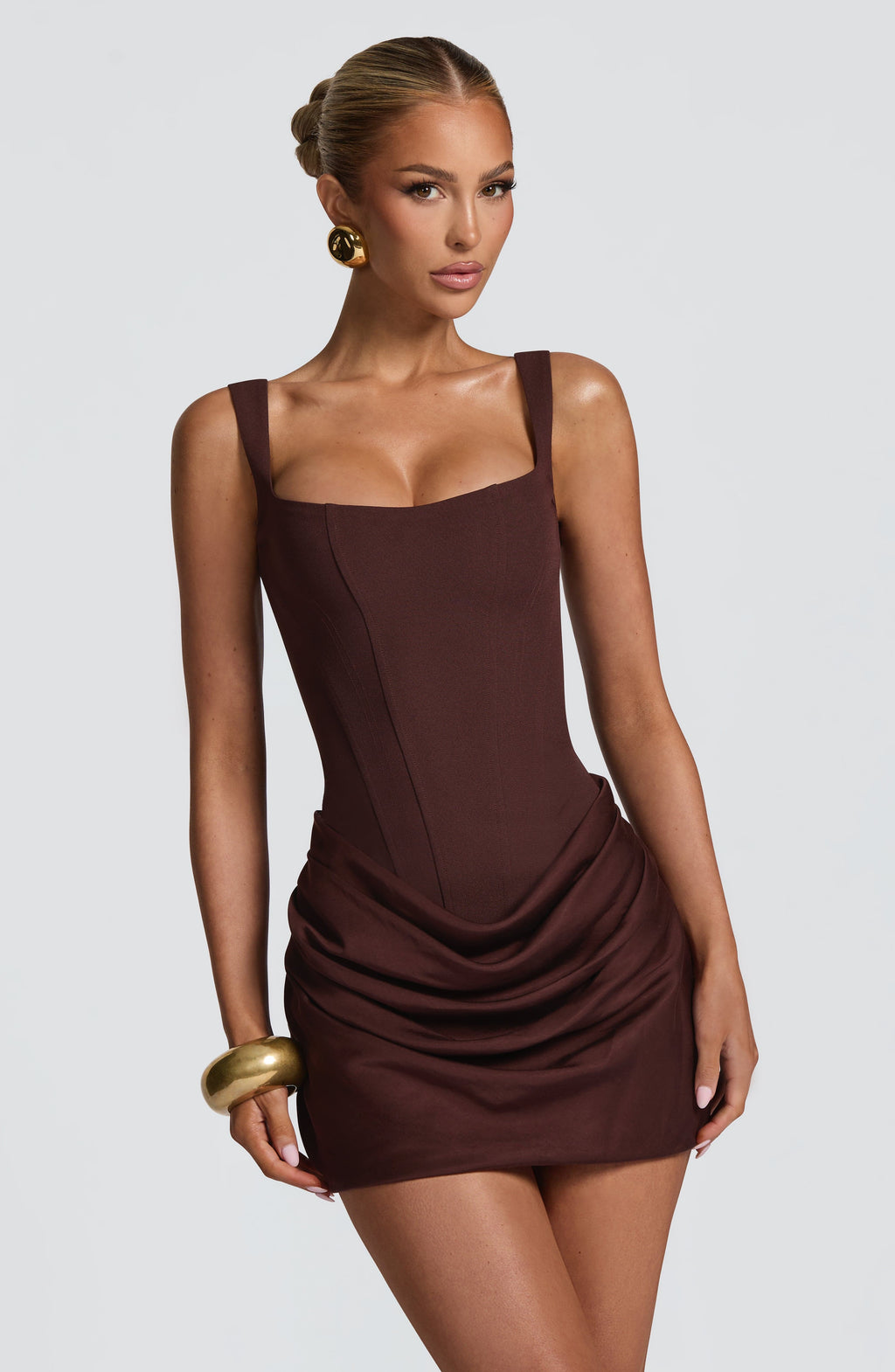 Corset Mini Dress Backless Sienna - Women's Dress