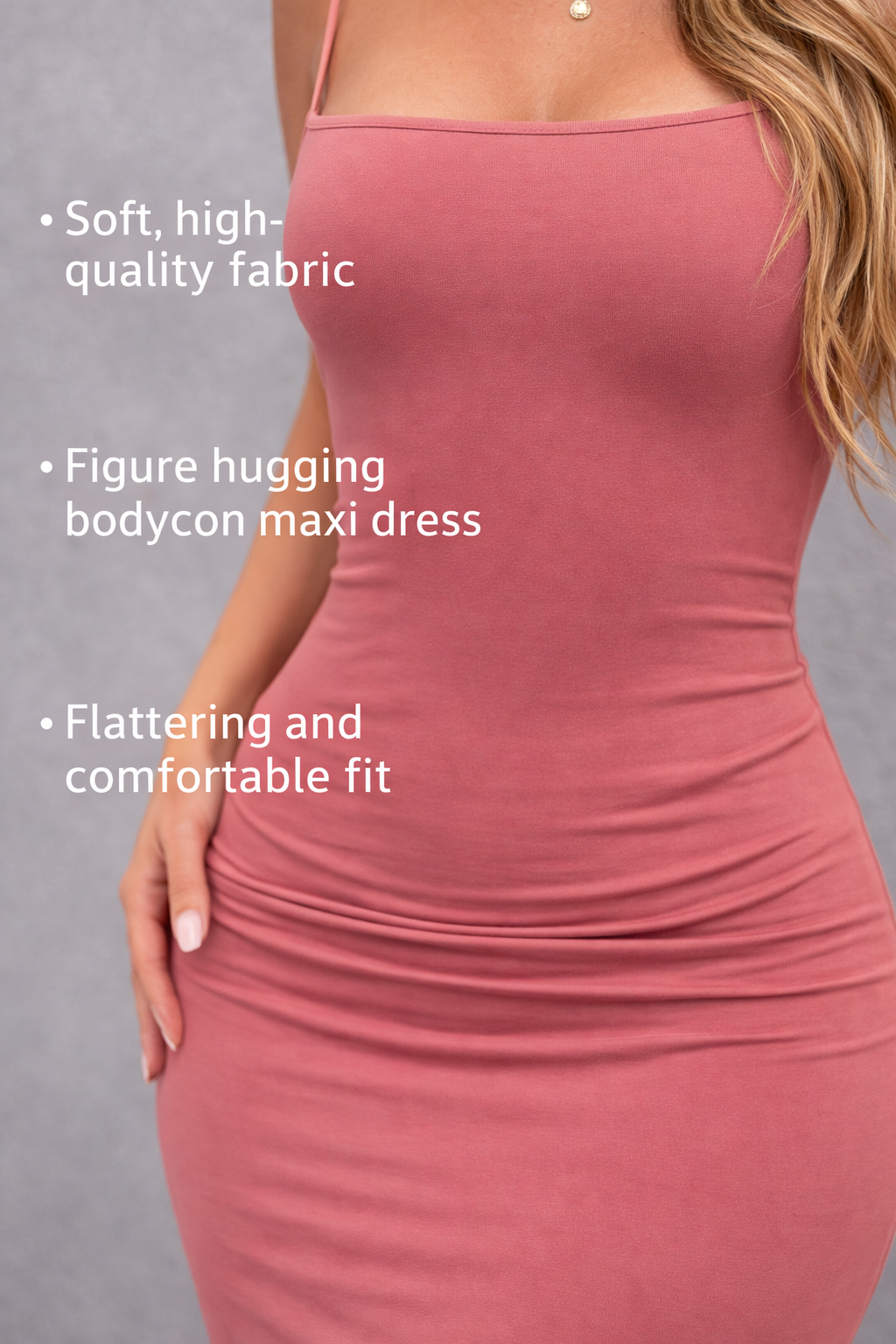 Spaghetti Strap Maxi Dress Isla - Women's Dress