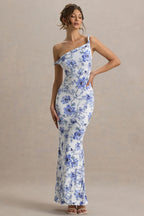 Floral Bodycon Maxi Dress Twisted Zoe - Women's Dress