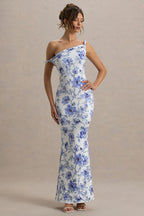 Floral Bodycon Maxi Dress Twisted Zoe - Women's Dress