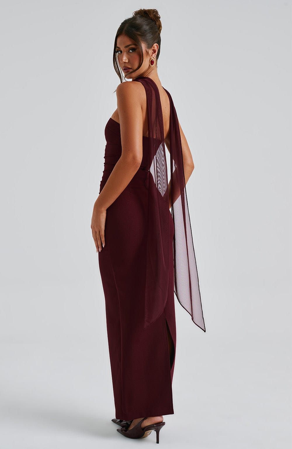 Strapless Bodycon Maxi Dress Aria - Women's Dress